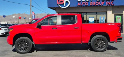 Another view of 2022 Chevrolet Silverado 1500 Crew Cab Custom Pickup 4D 5 3/4 ft for sale in El Paso, TX at Best Deal Auto Group