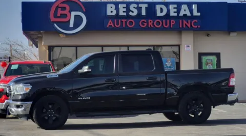 Black 2021 Ram 1500 Crew Cab Lone Star Pickup 4D 5 1/2 ft for sale in El Paso, TX
