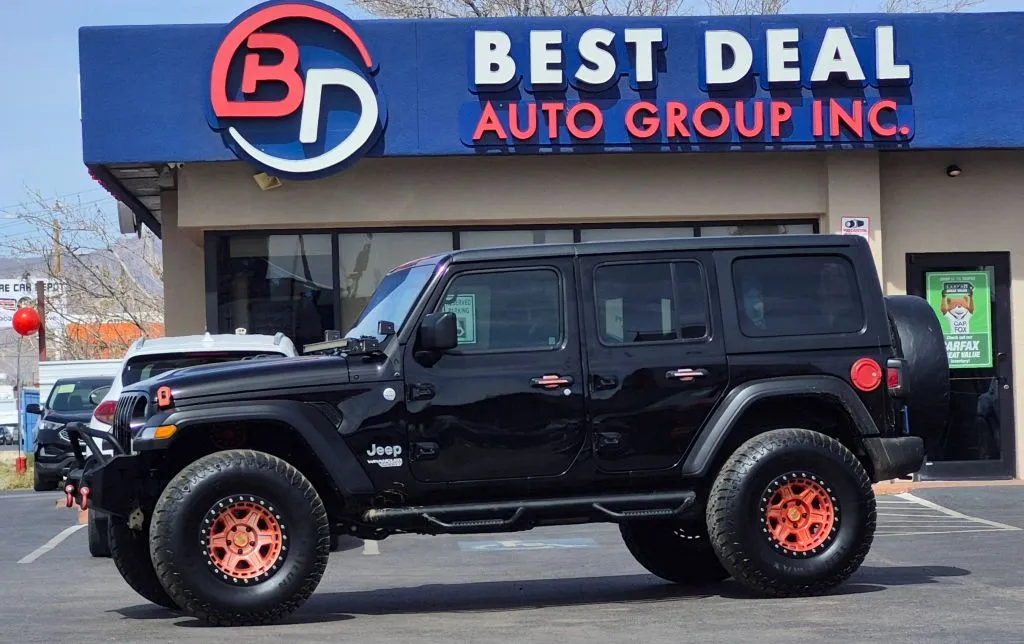 Black 2020 Jeep Wrangler Unlimited Sport S Sport Utility 4D for sale in El Paso, TX