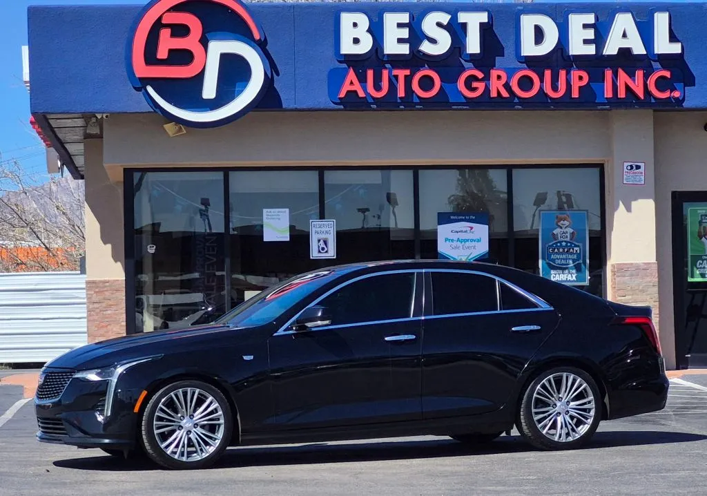 Black 2020 Cadillac CT4 Premium Luxury Sedan 4D for sale in El Paso, TX