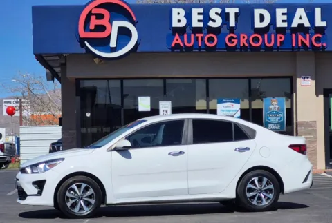 White 2023 Kia Rio S Sedan 4D for sale in El Paso, TX