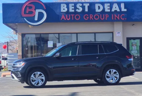 Black 2023 Volkswagen Atlas SE 4MOTION w/Tech Pkg Sport Utility 4D for sale in El Paso, TX