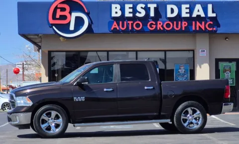 Brown 2016 Ram 1500 Crew Cab Big Horn Pickup 4D 5 1/2 ft for sale in El Paso, TX