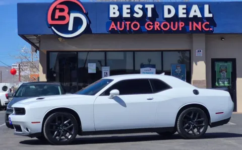 White 2021 Dodge Challenger SXT Coupe 2D for sale in El Paso, TX