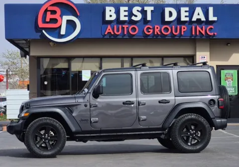 Gray 2020 Jeep Wrangler Unlimited Sport Altitude Sport Utility 4D for sale in El Paso, TX