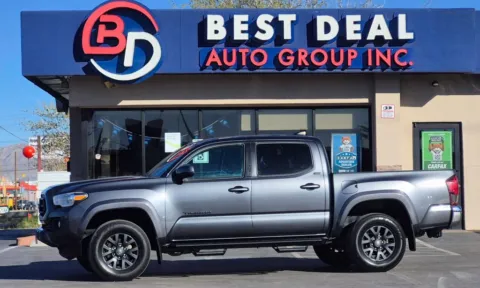 Gray 2021 Toyota Tacoma Double Cab SR5 Pickup 4D 5 ft for sale in El Paso, TX