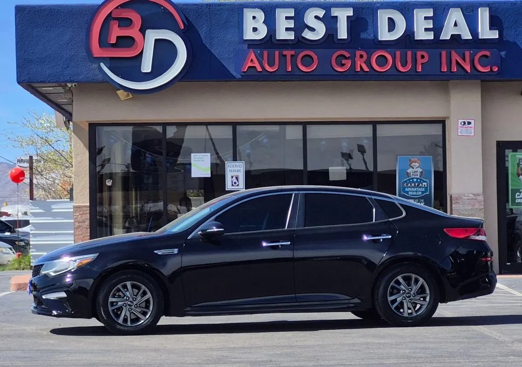 Black 2019 Kia Optima LX Sedan 4D for sale in El Paso, TX