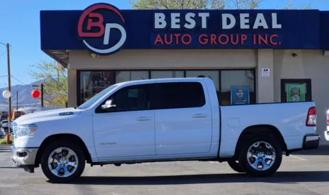White 2021 Ram 1500 Crew Cab Big Horn Pickup 4D 5 1/2 ft for sale in El Paso, TX
