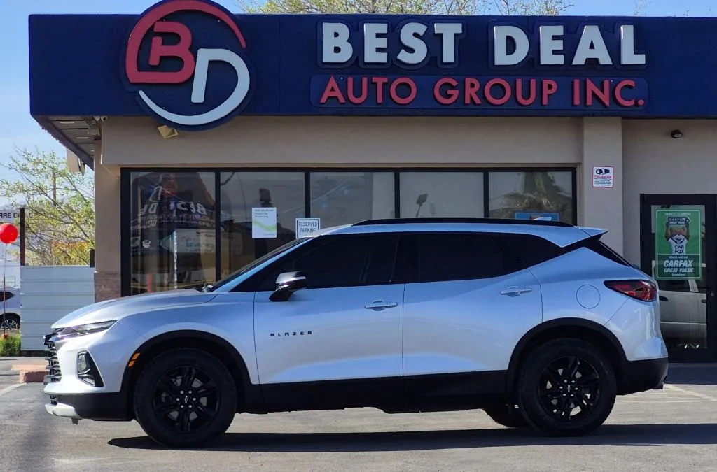 Silver 2021 Chevrolet Blazer 2LT Sport Utility 4D for sale in El Paso, TX