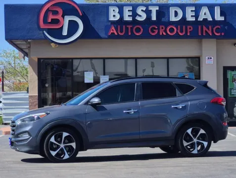 Gray 2016 Hyundai Tucson Limited Sport Utility 4D for sale in El Paso, TX