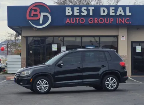 Black 2016 Volkswagen Tiguan 2.0T S Sport Utility 4D for sale in El Paso, TX