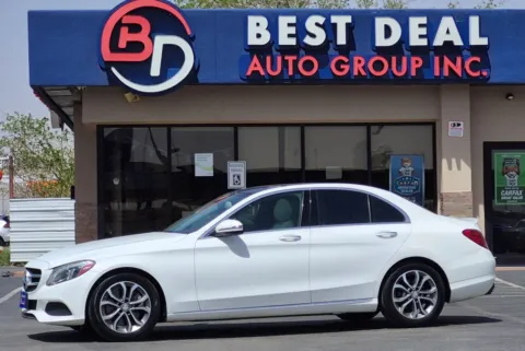 White 2016 Mercedes-Benz C-Class C 300 Sedan 4D for sale in El Paso, TX