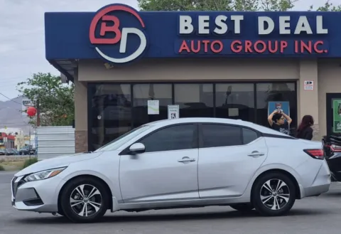 Silver 2021 Nissan Sentra SV Sedan 4D for sale in El Paso, TX