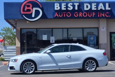 White 2016 Audi A5 Premium Plus Coupe 2D for sale in El Paso, TX
