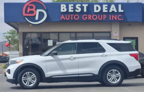 White 2020 Ford Explorer XLT Sport Utility 4D for sale in El Paso, TX
