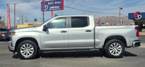 Another view of 2021 Chevrolet Silverado 1500 Crew Cab Custom Pickup 4D 5 3/4 ft for sale in El Paso, TX at Best Deal Auto Group
