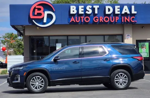 Blue 2023 Chevrolet Traverse LT Sport Utility 4D for sale in El Paso, TX