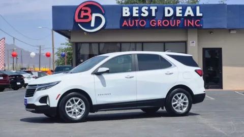 White 2022 Chevrolet Equinox LT Sport Utility 4D for sale in El Paso, TX