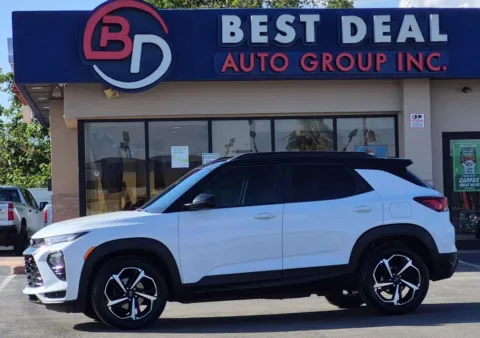 White 2021 Chevrolet Trailblazer RS Sport Utility 4D for sale in El Paso, TX