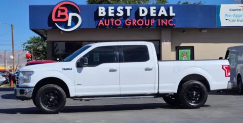 White 2017 Ford F-150 SuperCrew Cab XLT Pickup 4D 6 1/2 ft for sale in El Paso, TX