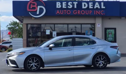 Silver 2021 Toyota Camry SE Sedan 4D for sale in El Paso, TX