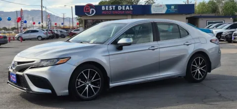 Photos of 2021 Toyota Camry SE Sedan 4D for sale in El Paso, TX at Best Deal Auto Group