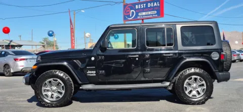 Another view of 2019 Jeep Wrangler Unlimited Sahara Sport Utility 4D for sale in El Paso, TX at Best Deal Auto Group
