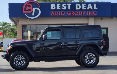 Black 2025 Jeep Wrangler 4 Door Rubicon Sport Utility 4D for sale in El Paso, TX