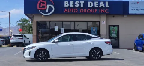 White 2025 Nissan Sentra SV Sedan 4D for sale in El Paso, TX