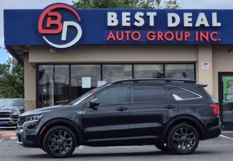 Black 2021 Kia Sorento SX-Prestige X-Line Sport Utility 4D for sale in El Paso, TX