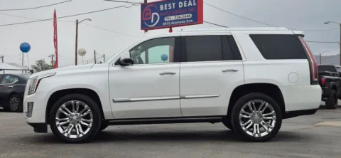 Another view of 2020 Cadillac Escalade Premium Luxury Sport Utility 4D for sale in El Paso, TX at Best Deal Auto Group