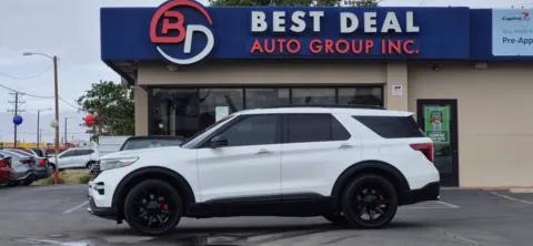 White 2020 Ford Explorer ST Sport Utility 4D for sale in El Paso, TX