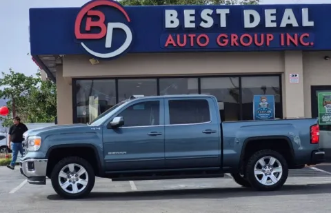 Gray 2014 GMC Sierra 1500 Crew Cab SLE Pickup 4D 5 3/4 ft for sale in El Paso, TX