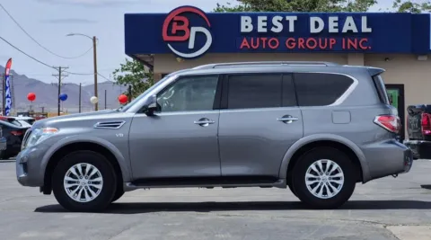 Gray 2017 Nissan Armada SV Sport Utility 4D for sale in El Paso, TX