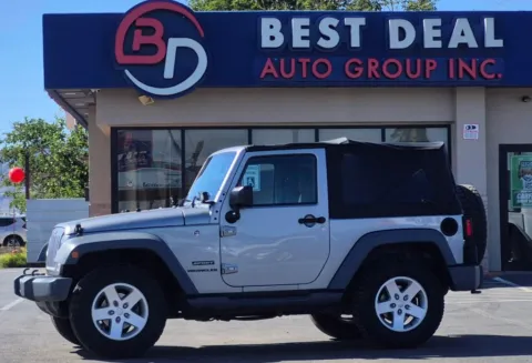 Silver 2017 Jeep Wrangler Sport SUV 2D for sale in El Paso, TX
