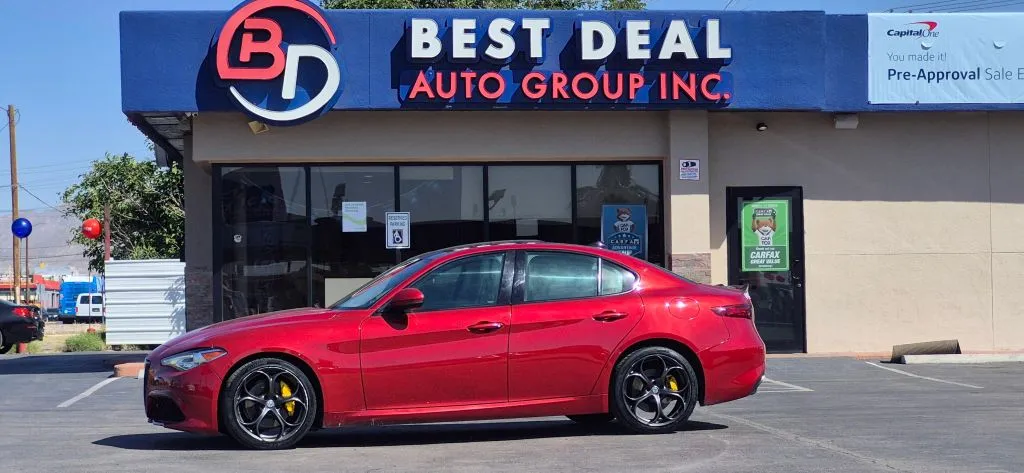 Red 2018 Alfa Romeo Giulia Ti Sport Sedan 4D for sale in El Paso, TX