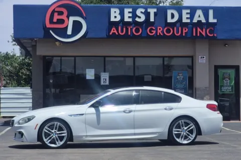 White 2015 BMW 6 Series 640i Gran Coupe 4D for sale in El Paso, TX