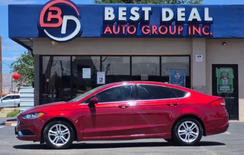 Red 2018 Ford Fusion SE Sedan 4D for sale in El Paso, TX