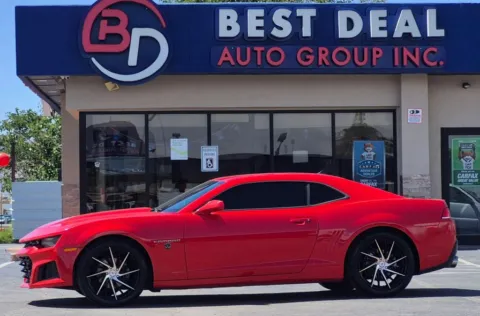Red 2015 Chevrolet Camaro LS Coupe 2D for sale in El Paso, TX