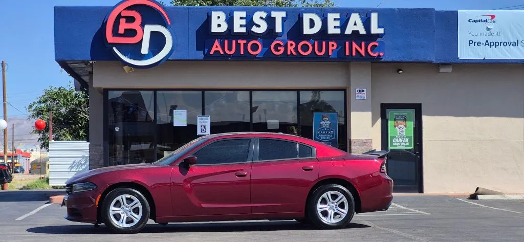 Red 2021 Dodge Charger SXT Sedan 4D for sale in El Paso, TX