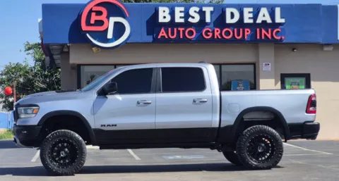 Silver 2019 Ram 1500 Crew Cab Rebel Pickup 4D 5 1/2 ft for sale in El Paso, TX