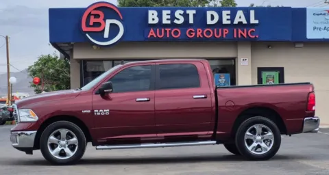 Red 2017 Ram 1500 Crew Cab Big Horn Pickup 4D 5 1/2 ft for sale in El Paso, TX