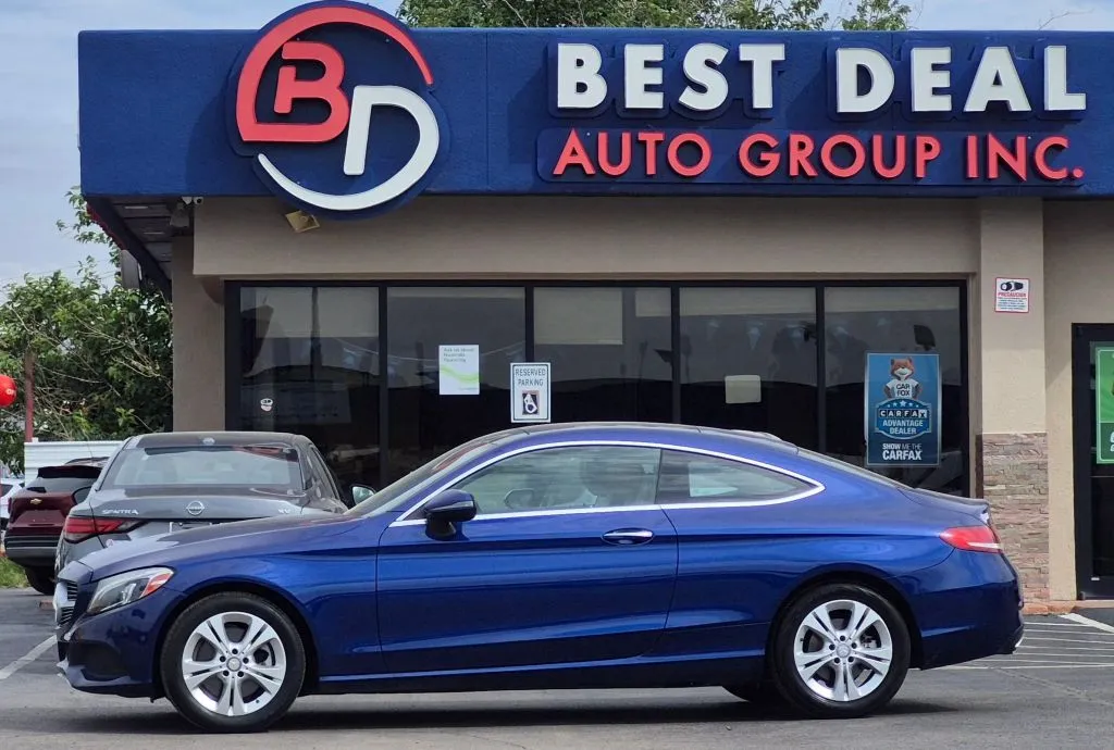 Blue 2017 Mercedes-Benz C-Class C 300 Coupe 2D for sale in El Paso, TX