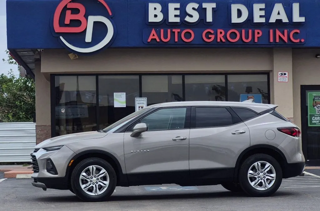 Gray 2021 Chevrolet Blazer 2LT Sport Utility 4D for sale in El Paso, TX