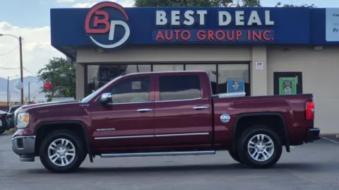 Red 2014 GMC Sierra 1500 Crew Cab SLT Pickup 4D 5 3/4 ft for sale in El Paso, TX