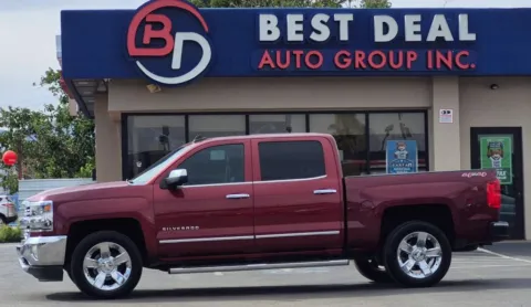 Red 2017 Chevrolet Silverado 1500 Crew Cab LTZ Pickup 4D 5 3/4 ft for sale in El Paso, TX