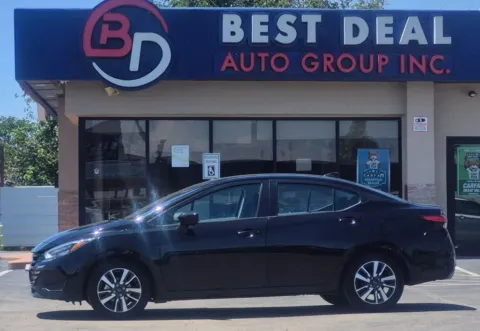 Black 2025 Nissan Versa SV Sedan 4D for sale in El Paso, TX