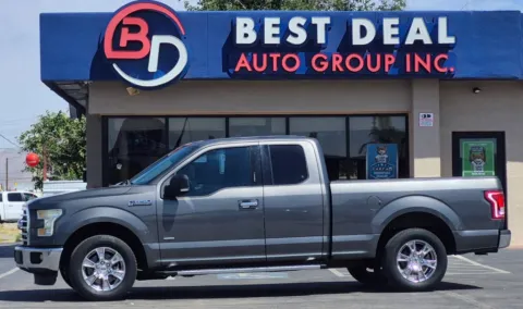 Gray 2016 Ford F-150 Super Cab XLT Pickup 4D 6 1/2 ft for sale in El Paso, TX