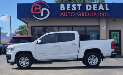 White 2021 Chevrolet Colorado Crew Cab LT Pickup 4D 5 ft for sale in El Paso, TX