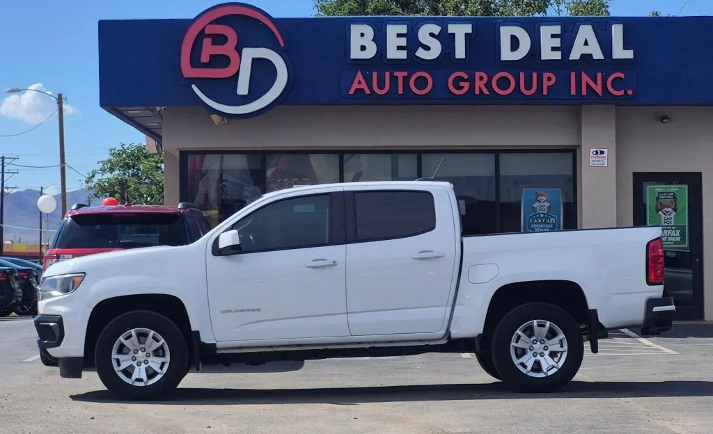 White 2021 Chevrolet Colorado Crew Cab LT Pickup 4D 5 ft for sale in El Paso, TX
